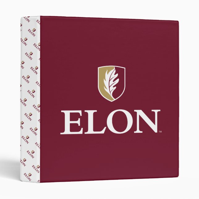Elon 3 Ring Binder (Front/Spine)
