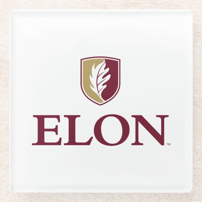 Elon Glass Coaster (Front)