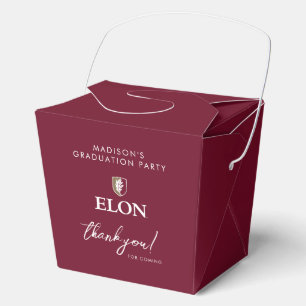 Elon Graduate 20XX Favor Boxes