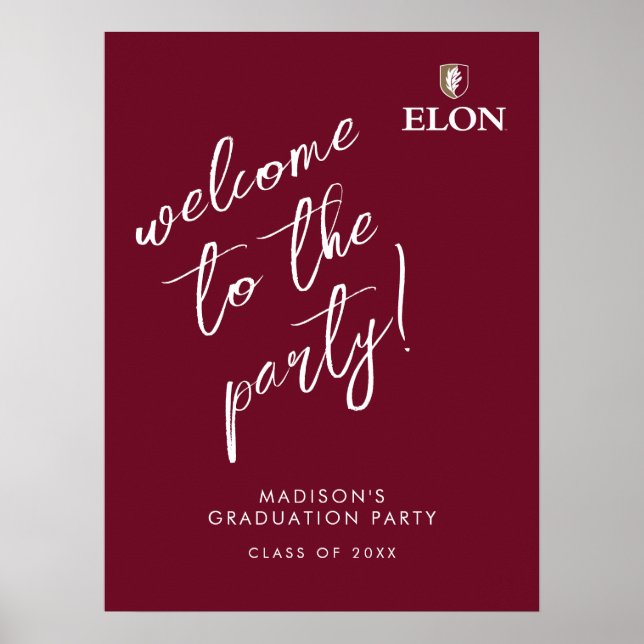 Elon | Graduate 20XX Poster (Front)