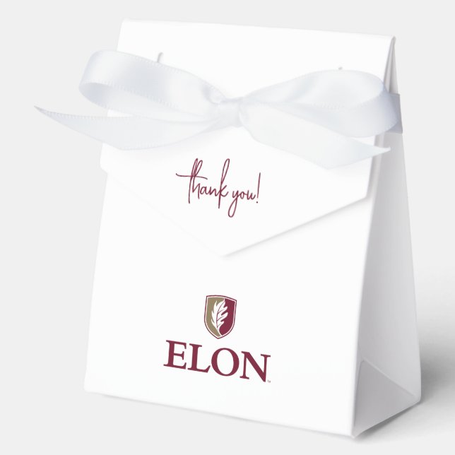 Elon Graduation Favor Boxes (Front)