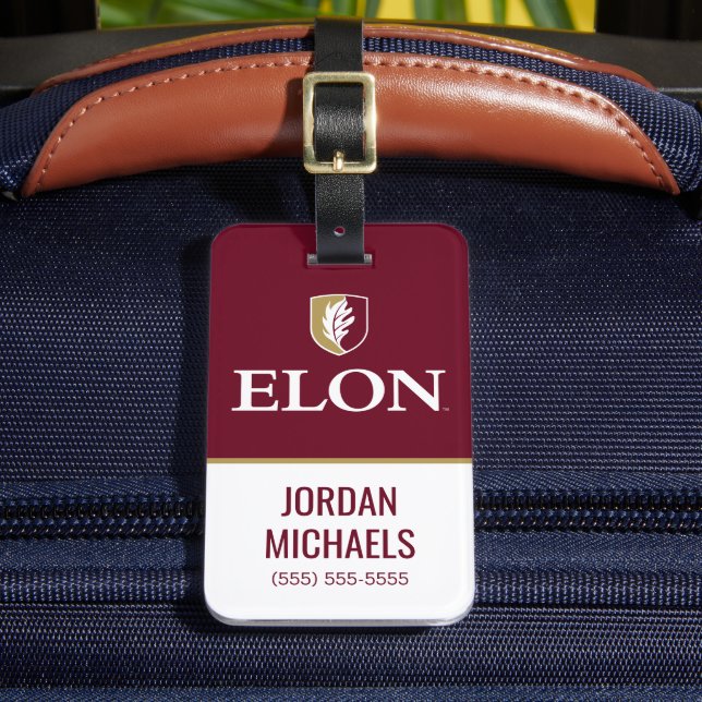 Elon Luggage Tag (Front Insitu 2)