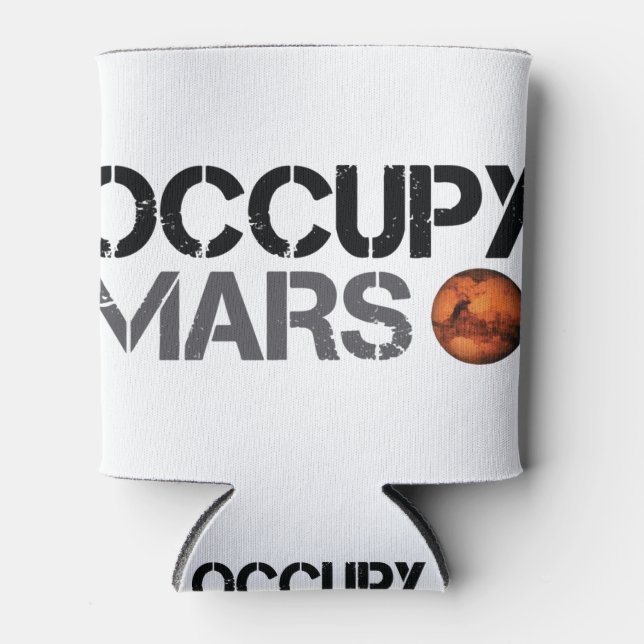 elon musk occupy mars can cooler (Front)