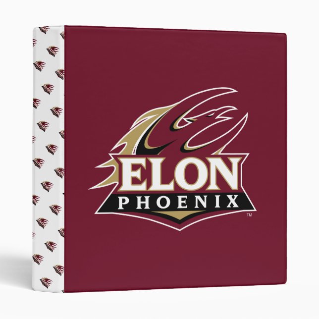 Elon Phoenix 3 Ring Binder (Front/Spine)