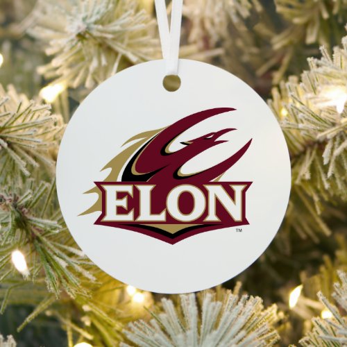 Elon Phoenix Logo 2 Metal Ornament