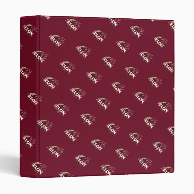 Elon Phoenix Logo 3 Ring Binder (Front/Spine)