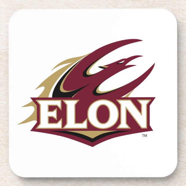 Elon Phoenix Logo Beverage Coaster (Front)