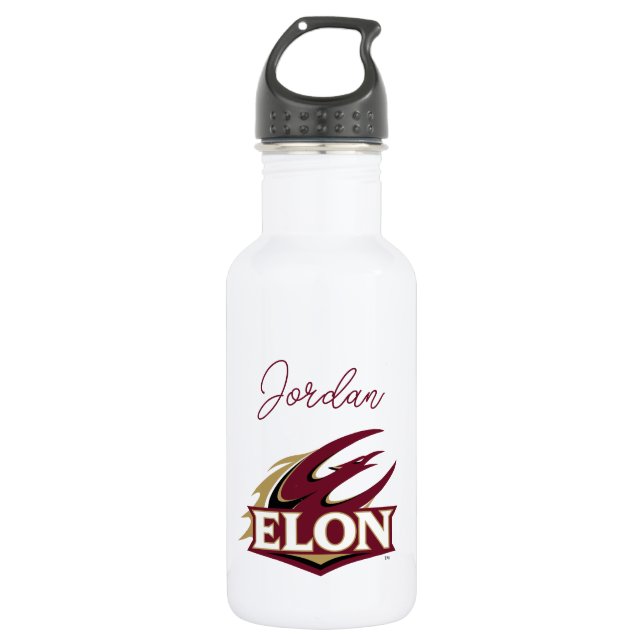 Elon Phoenix Logo Stainless Steel Water Bottle (Front)