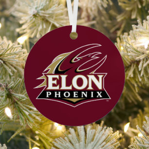 Elon Phoenix Metal Ornament