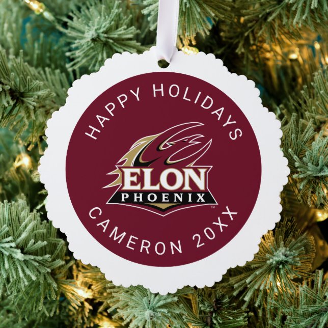 Elon Phoenix Ornament Card (Insitu (Tree))