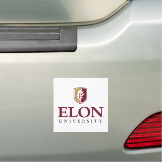 Elon University Car Magnet