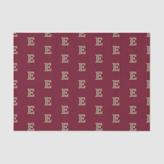 Elon University E | Class of 2OXX Tissue Paper (Front)