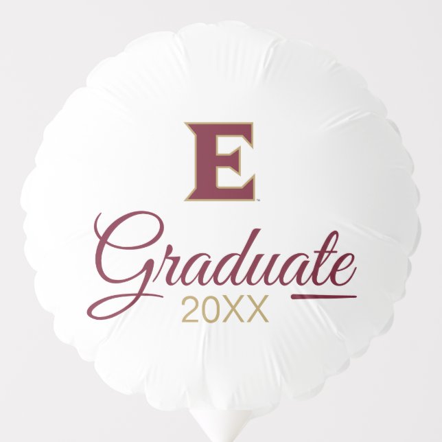 Elon University E | Graduate 20XX Balloon (Front)