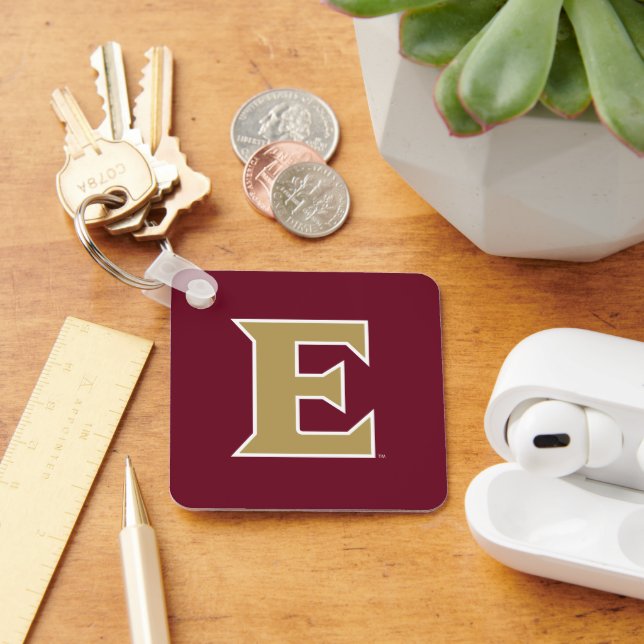 Elon University E Keychain (Desk)