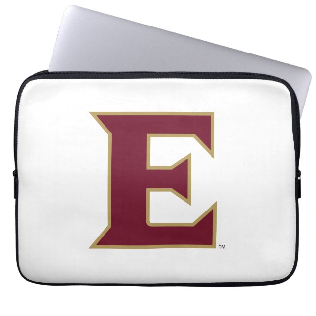 Elon University E Laptop Sleeve (Front)