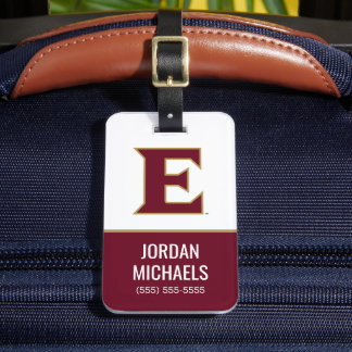 Elon University E Luggage Tag