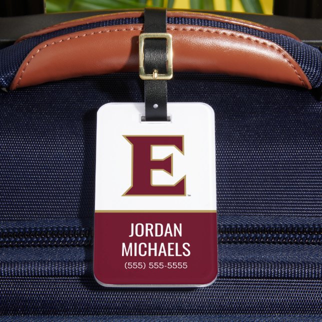 Elon University E Luggage Tag (Front Insitu 2)