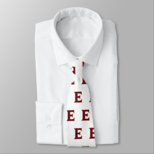 Elon University E Neck Tie