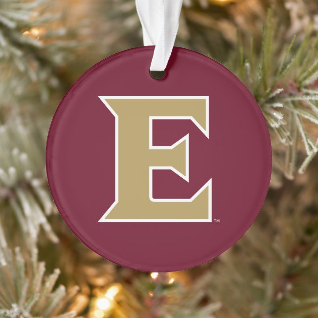 Elon University E Ornament (Tree)