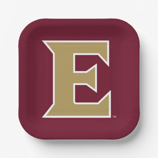 Elon University E Paper Plates (Front)