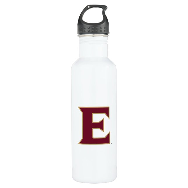 Elon University E Stainless Steel Water Bottle (Front)
