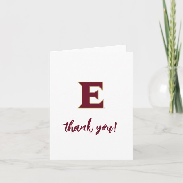 Elon University E | Thank You (Front)