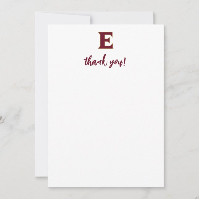 Elon University E | Thank You (Front)