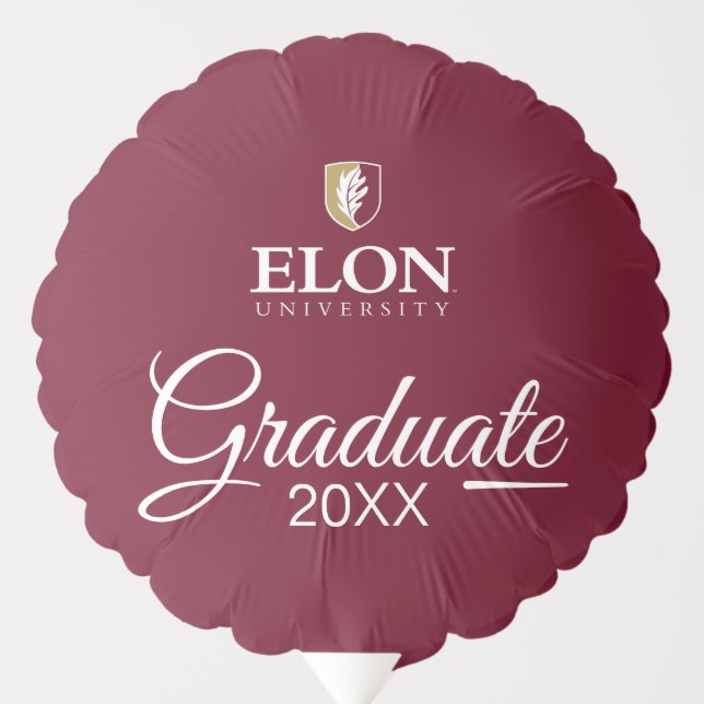 Elon University | Graduate 20XX Balloon (Front)