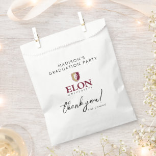 Elon University Graduation Favor Bag