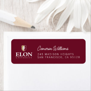 Elon University   Graduation Label
