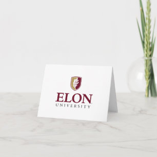 Elon University Graduation Letterpress Thank You Card