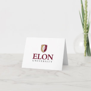 Elon University Graduation Letterpress Thank You Card