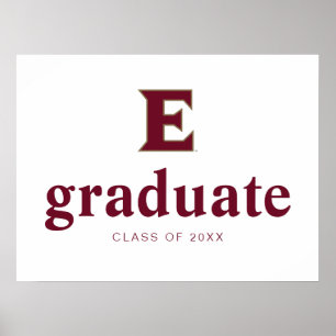 Elon University Graduation Poster