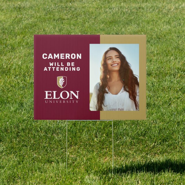 Elon University | Graduation Sign (Insitu)