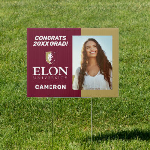 Elon University   Graduation Sign