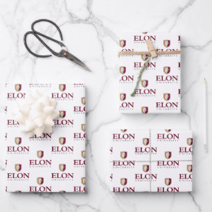 Elon University Graduation Wrapping Paper Sheets