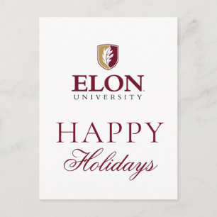 Elon University Holiday Postcard