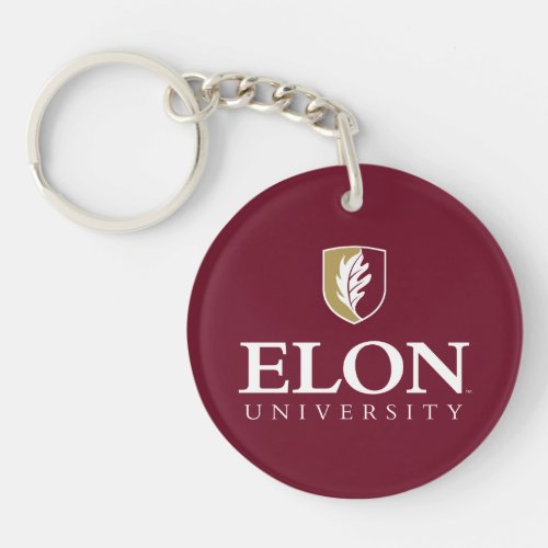 Elon University Keychain