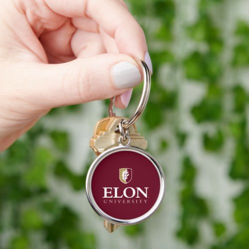 Elon University Keychain