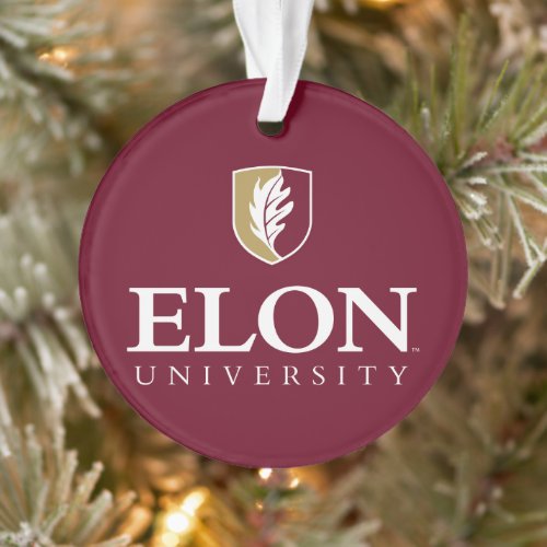 Elon University Ornament