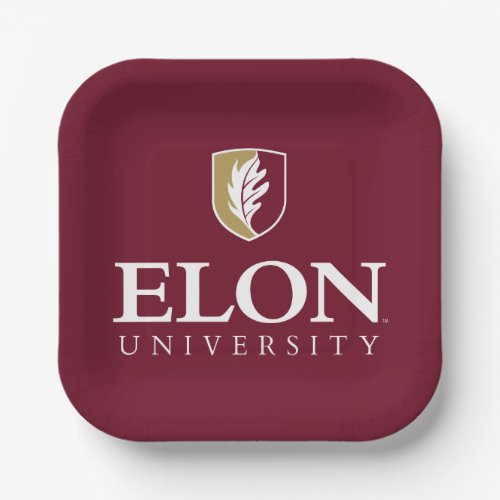 Elon University Paper Plates