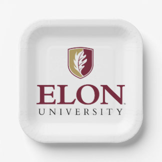 Elon University Paper Plates