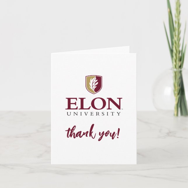Elon University | Thank You (Front)