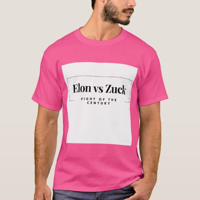 Elon Vs Zuck T-Shirt (Front)