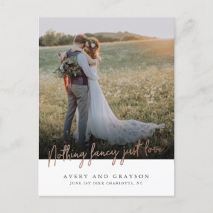 Elopement Announcement Card