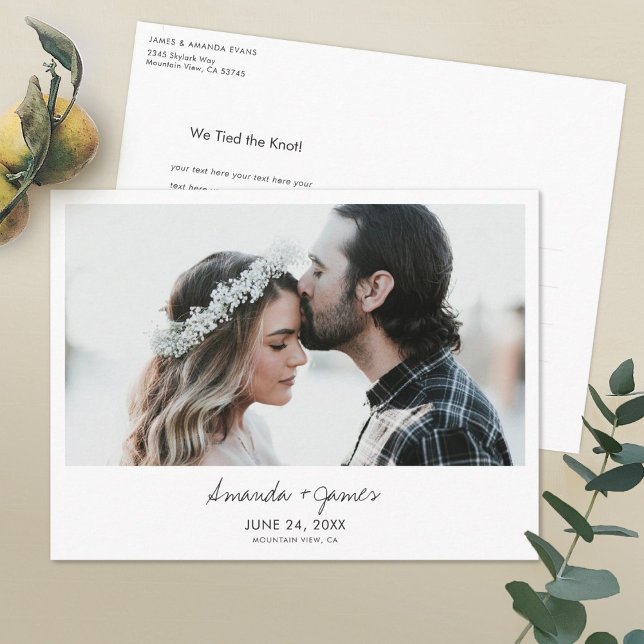 Elopement Announcement Postcard (Creator Uploaded)