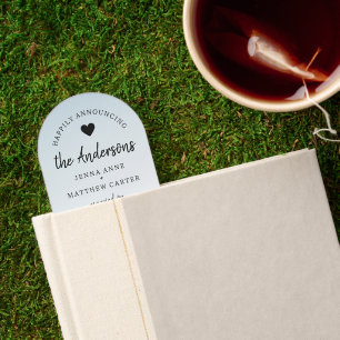 Elopement Announcement Save the Date Photo Bookmarks