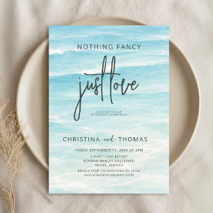 Elopement Beach Wedding Invitation