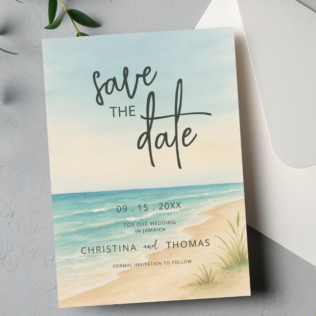 Elopement Beach Wedding Save the Date (Creator Uploaded)