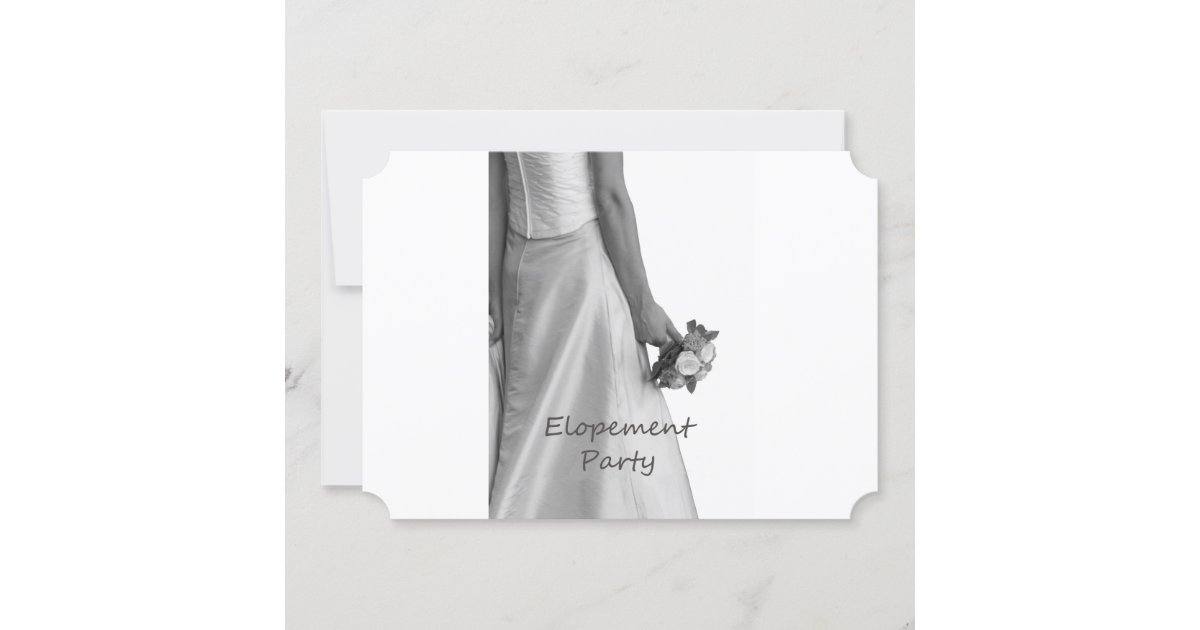 Elopement Party Invitation | Zazzle